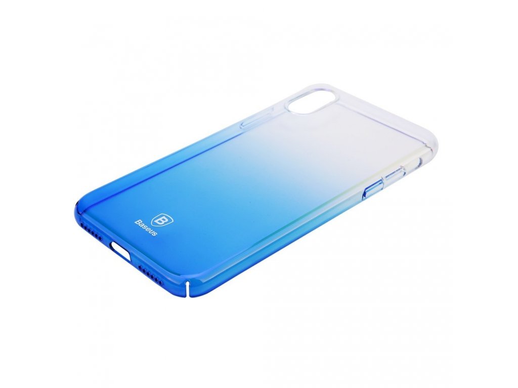 Glaze Case pouzdro ombre stínované iPhone X modré