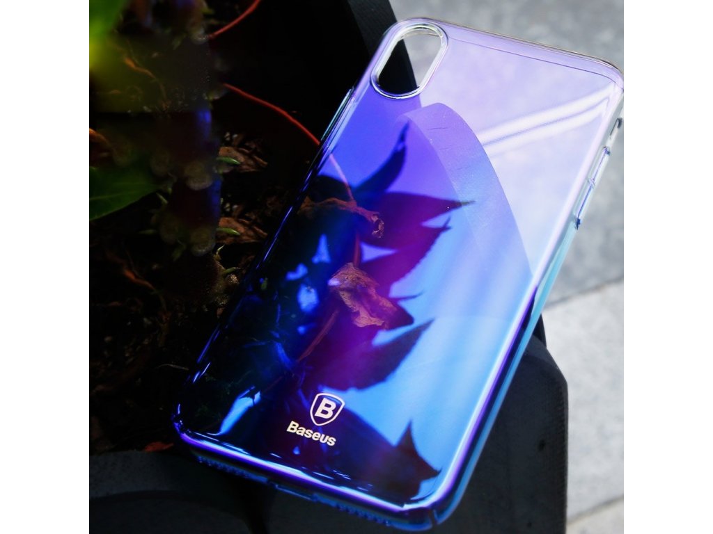 Glaze Case pouzdro ombre stínované iPhone X modré