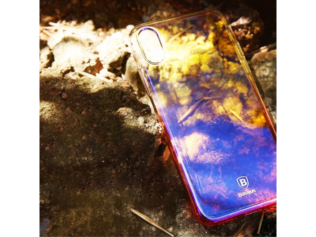 Glaze Case pouzdro ombre stínované iPhone X modré