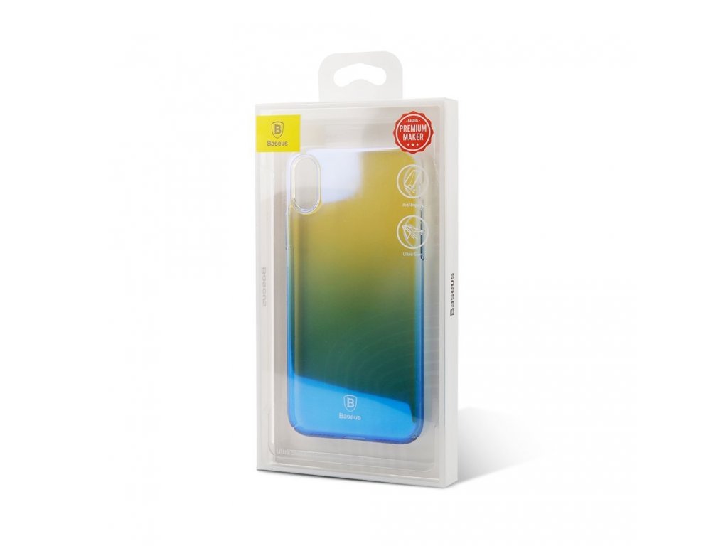 Glaze Case pouzdro ombre stínované iPhone X modré