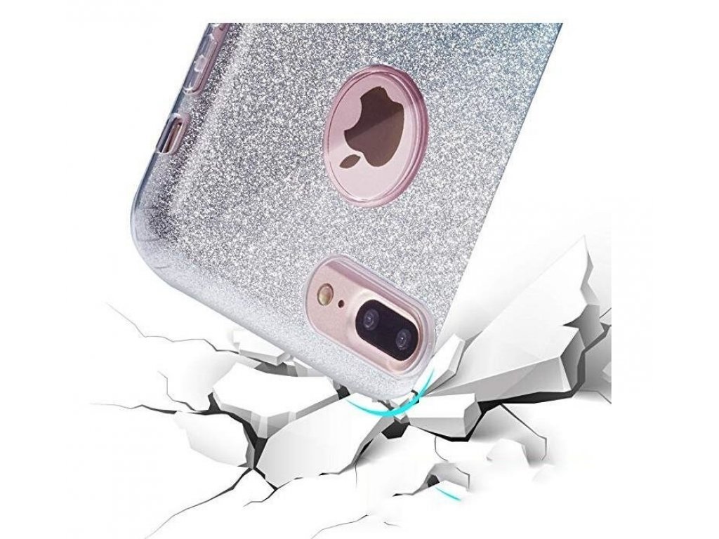 Glitter Case lesklé pouzdro s brokátem iPhone SE / 5S / 5 černé