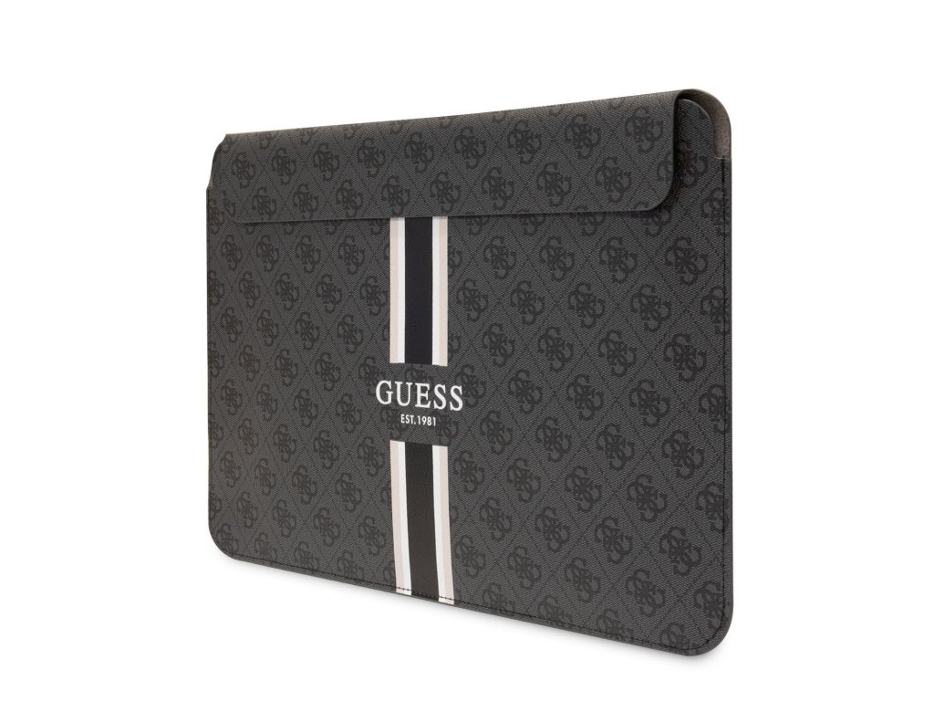 Guess PU 4G Printed Stripes Computer Sleeve 13/14" Black