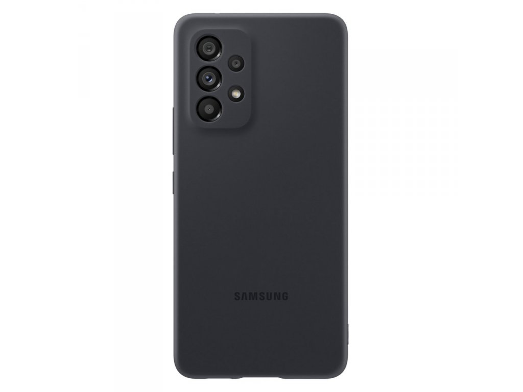 Gumové silikonové pouzdro pro Samsung Galaxy A53 černé (EF-PA536TBEGWW)