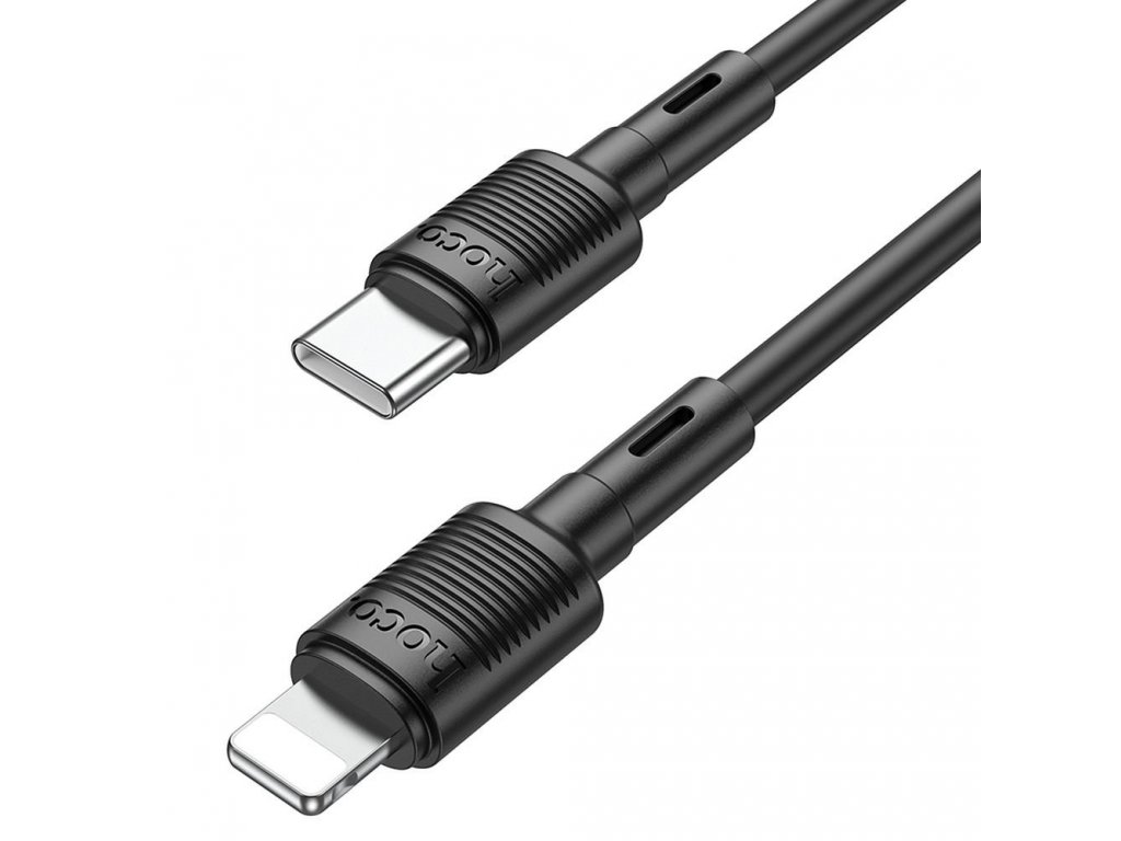 Kabel HOCO Type C to Lightning 1m - černý