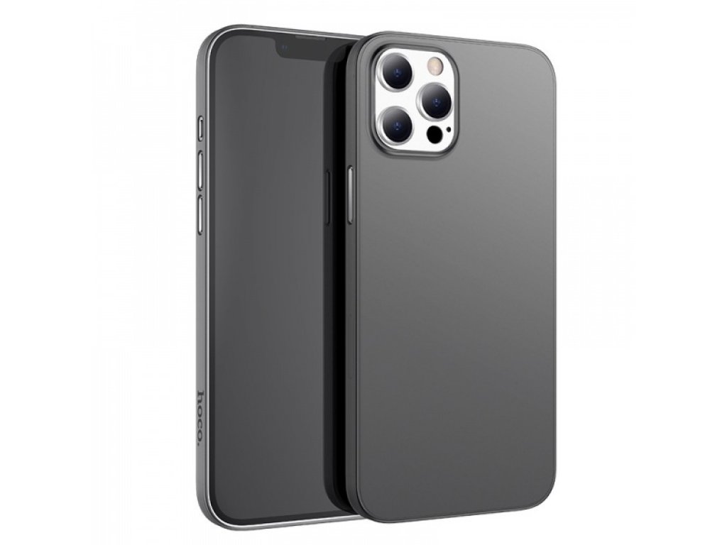 Hoco ochranné PP pouzdro pro iPhone 13 Pro Max Thin Series Transparent Black