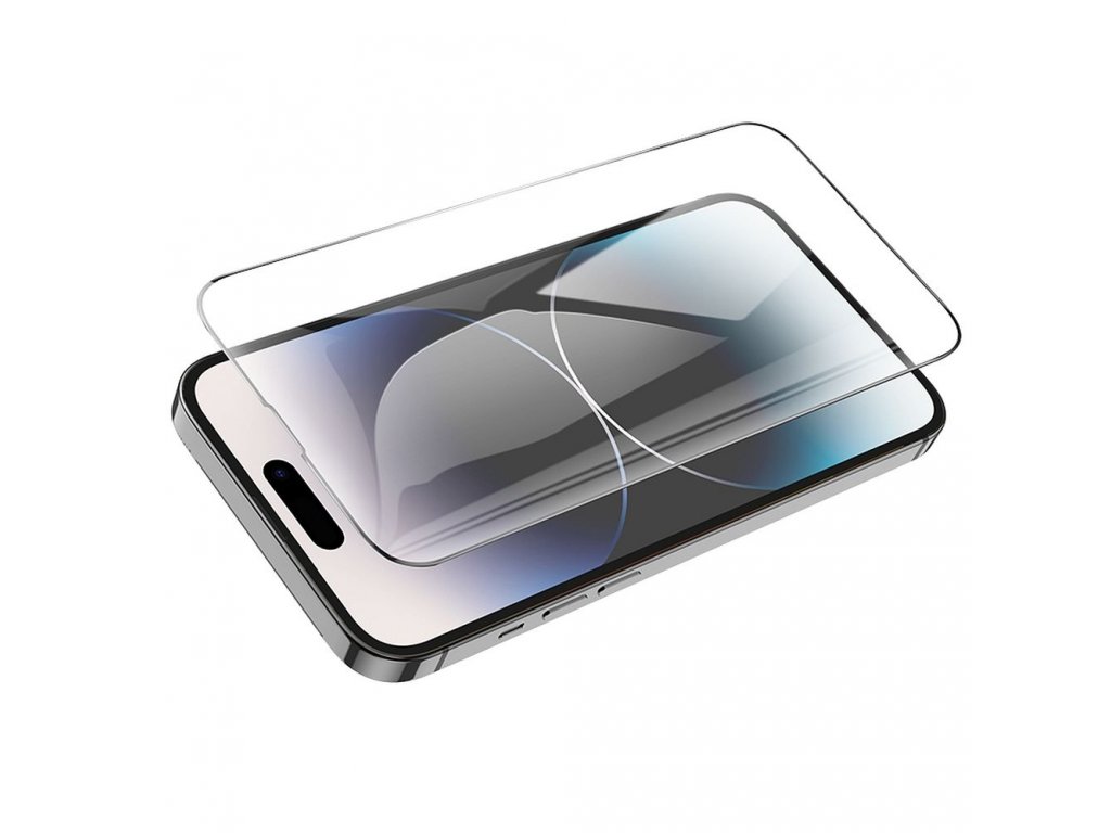 HOCO tempered glass HD 5D Guardian shield (SET 10in1) - for iPhone 14 Pro black (G14)