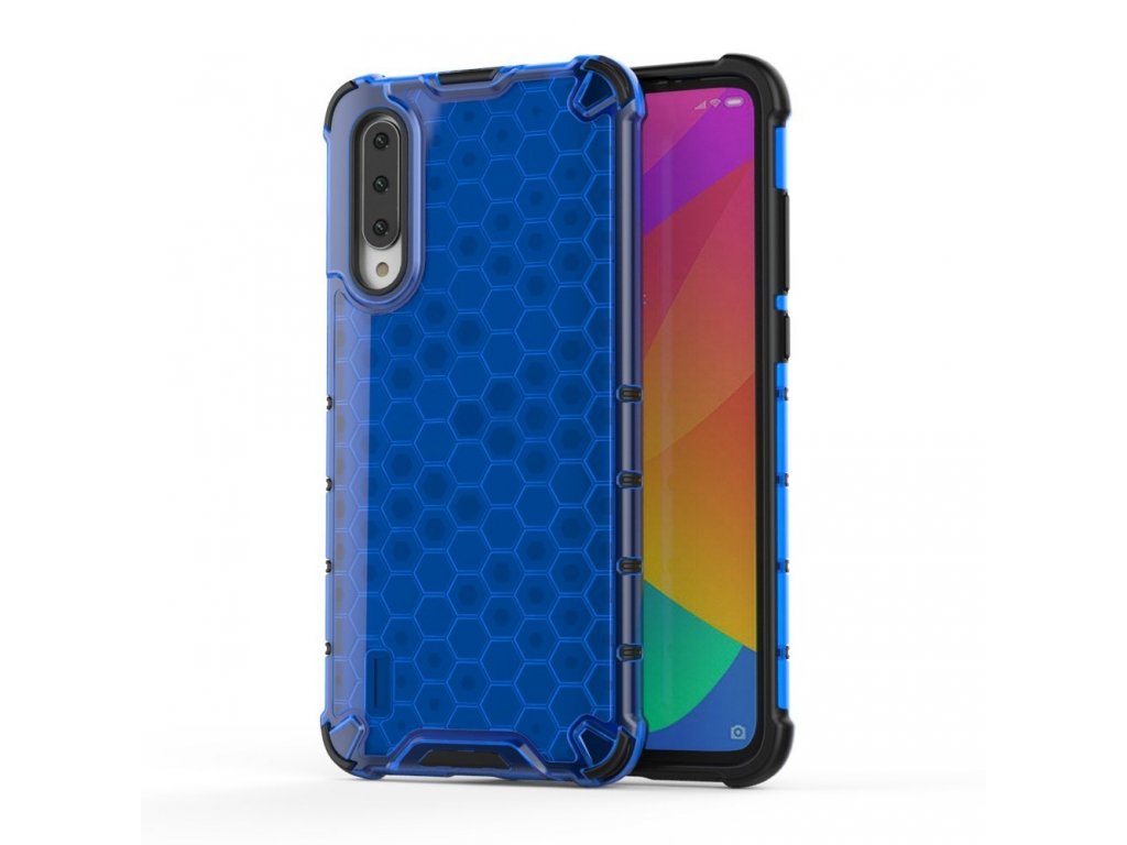 Honeycomb pancéřové pouzdro s gelovým rámem Xiaomi Mi CC9e / Xiaomi Mi A3 modré