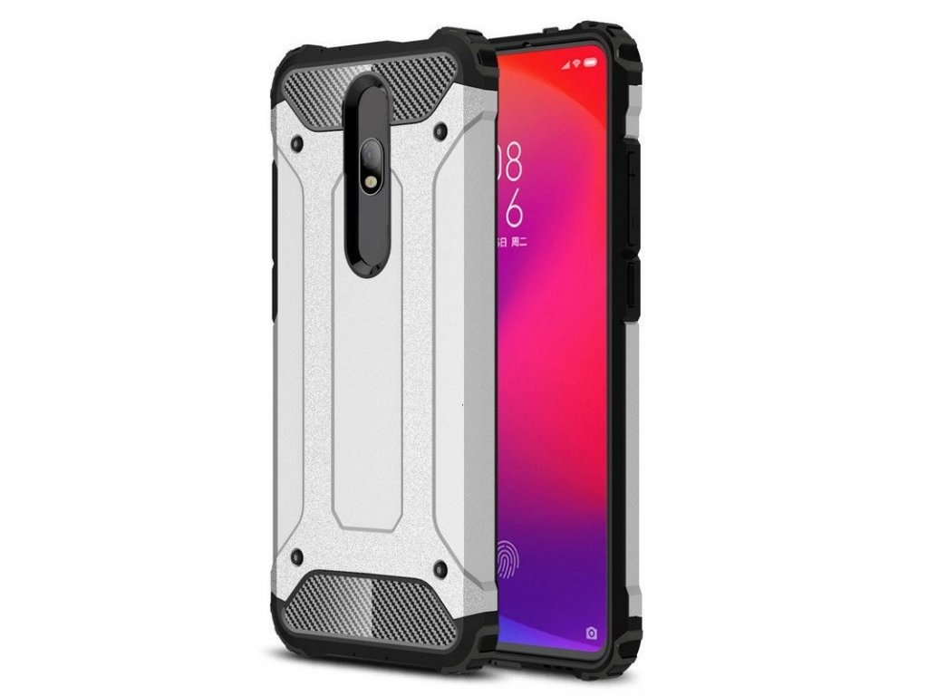 Hybrid Armor pancéřové hybridní pouzdro Xiaomi Redmi 8A stříbrné