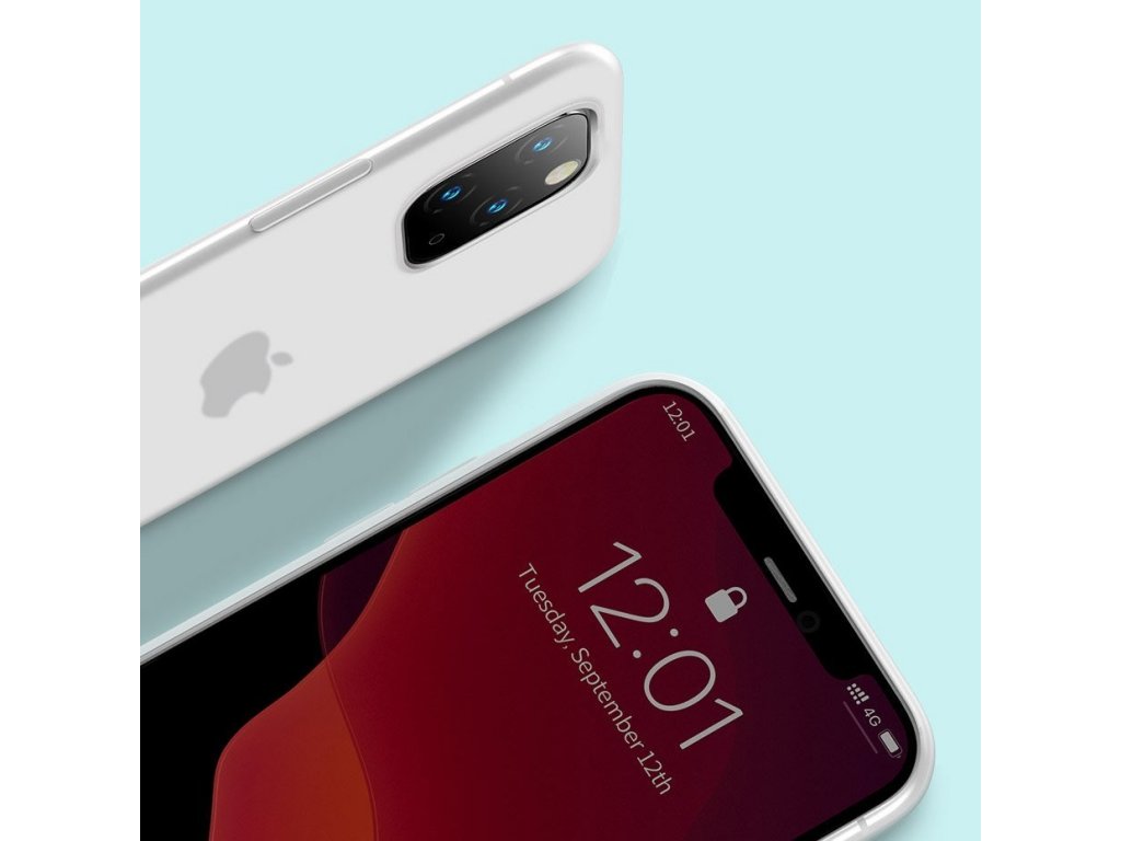 Jelly matné průsvitné gelové pouzdro iPhone 11 Pro černé (WIAPIPH58S-GD01)