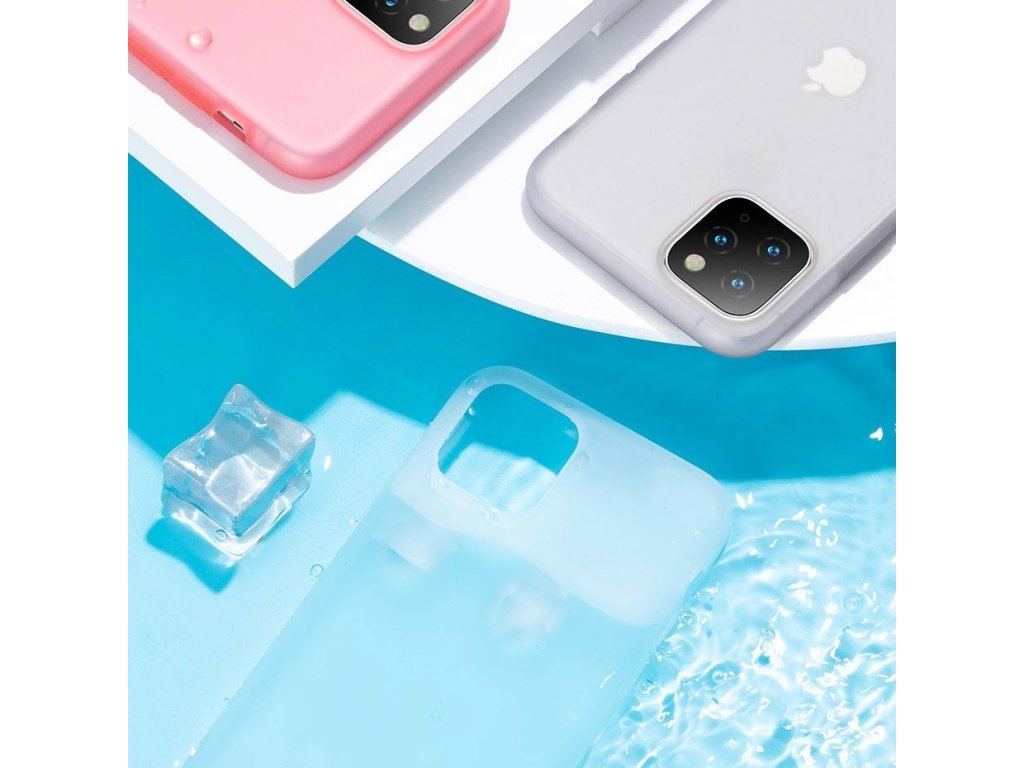 Jelly matné průsvitné gelové pouzdro iPhone 11 Pro černé (WIAPIPH58S-GD01)