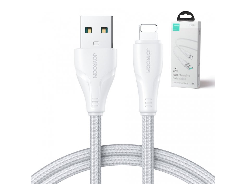 Joyroom kabel USB - Lightning 2.4A Surpass Series 2 m bílý (S-UL012A11)