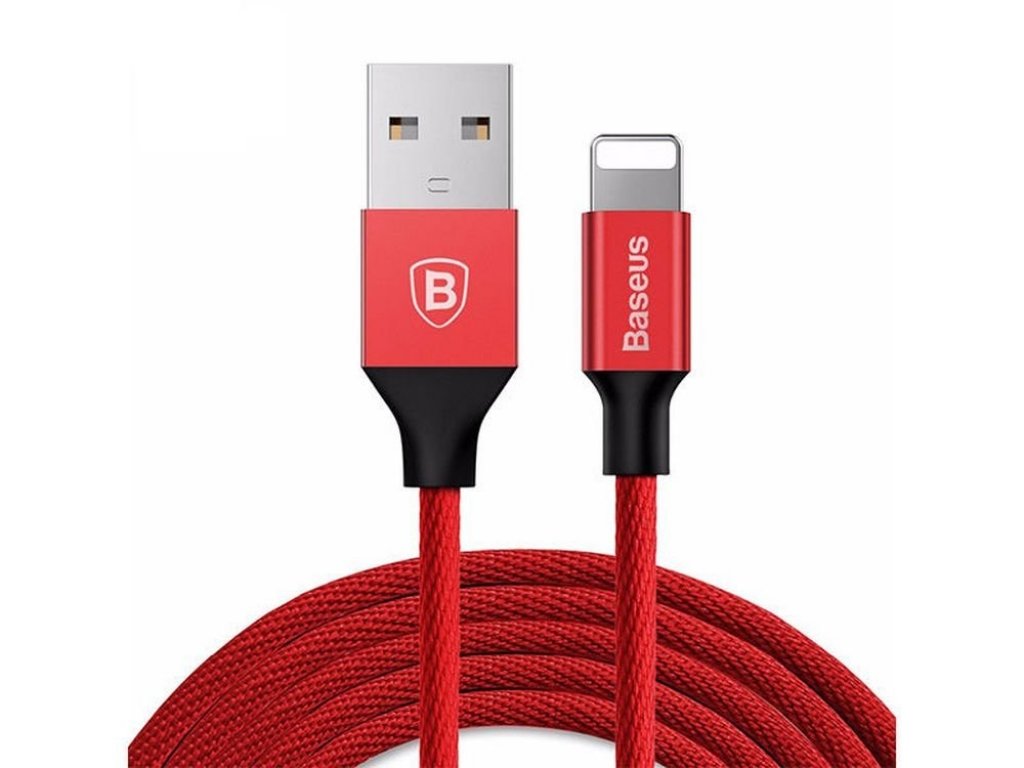 Kabel USB na Apple Lightning 8-pin 1,5A Yvien CALYW-C09 3m červený