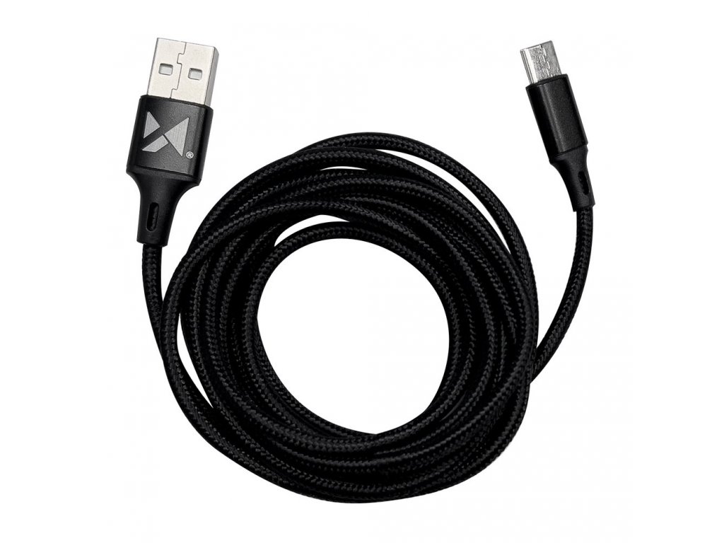 Kabel USB na USB typu C 2,4A 2 m černý(WUC-C2B)