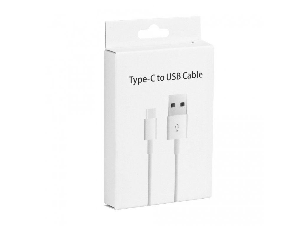 Kabel USB - Typ C 3.0 Bílý Box