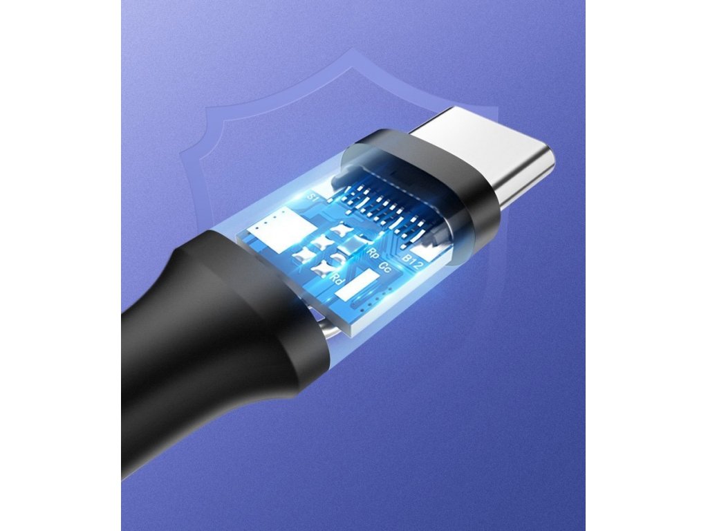 kabel USB – USB-C 480 Mb/s 3 A 1,5 m kabel černý (US287 60117)