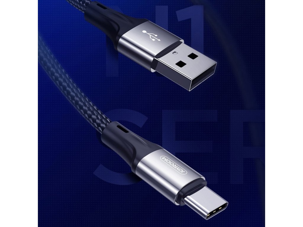 Kabel USB - USB typ C 3 A 0,2 m červený (S-0230N1)