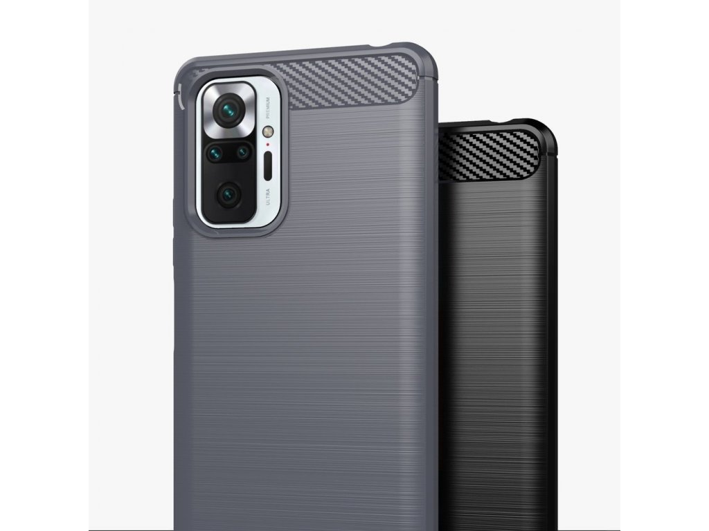 Karbonové pouzdro Xiaomi Redmi Note 10 Pro černé