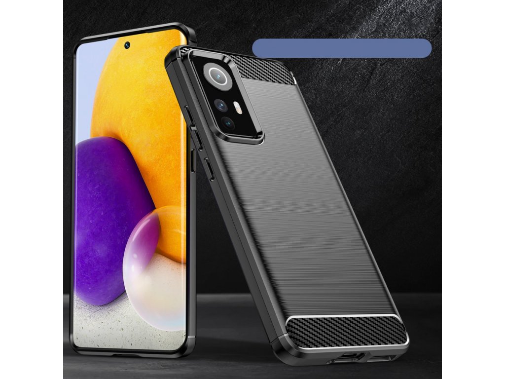 Karbonový zadní kryt pro Xiaomi 12/12X černý