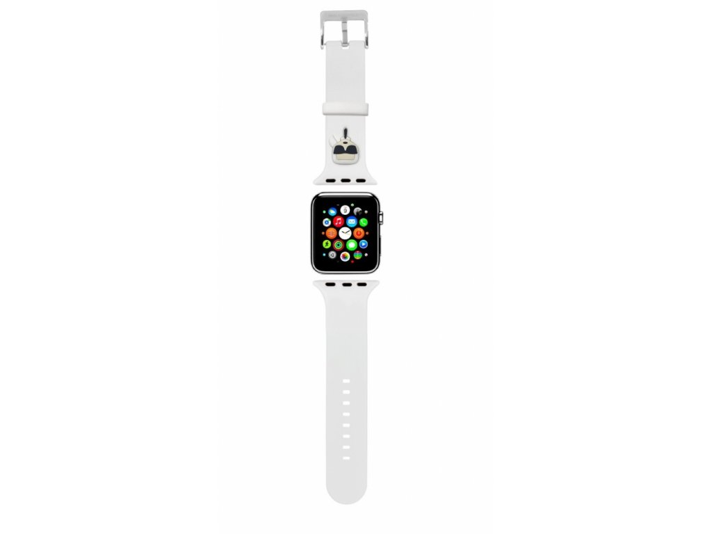 Karl Head Řemínek pro Apple Watch 1/2/3/4/5/6/7/SE (38/40mm) bílý