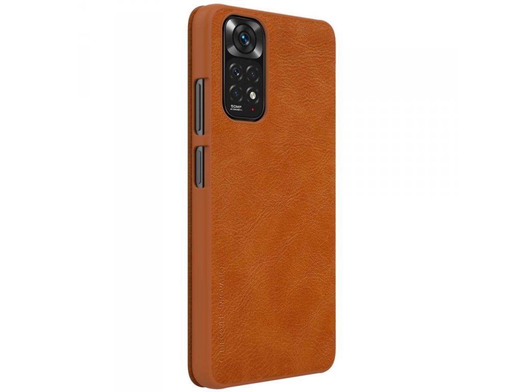 Knížkové pouzdro pro Xiaomi Redmi Note 11 hnědé