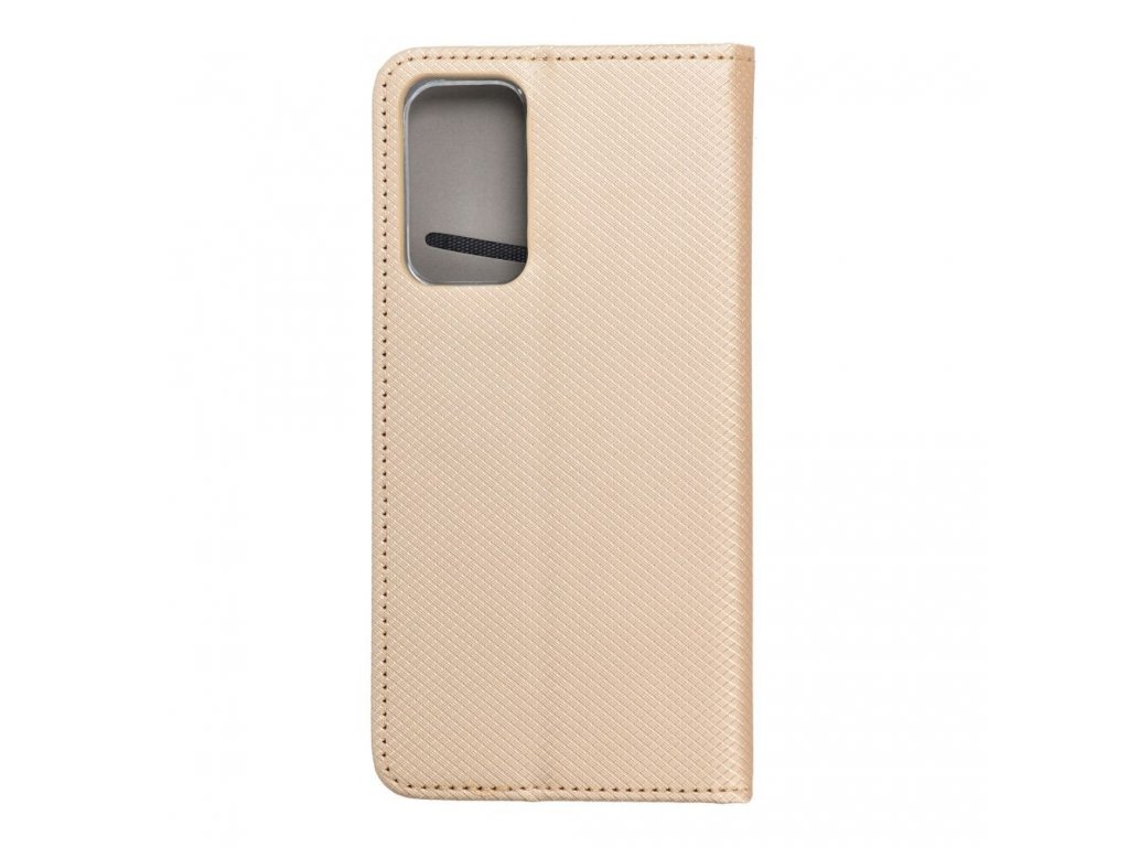 Knížkové pouzdro Smart Case pro POCO M4 PRO 5G zlaté barvy