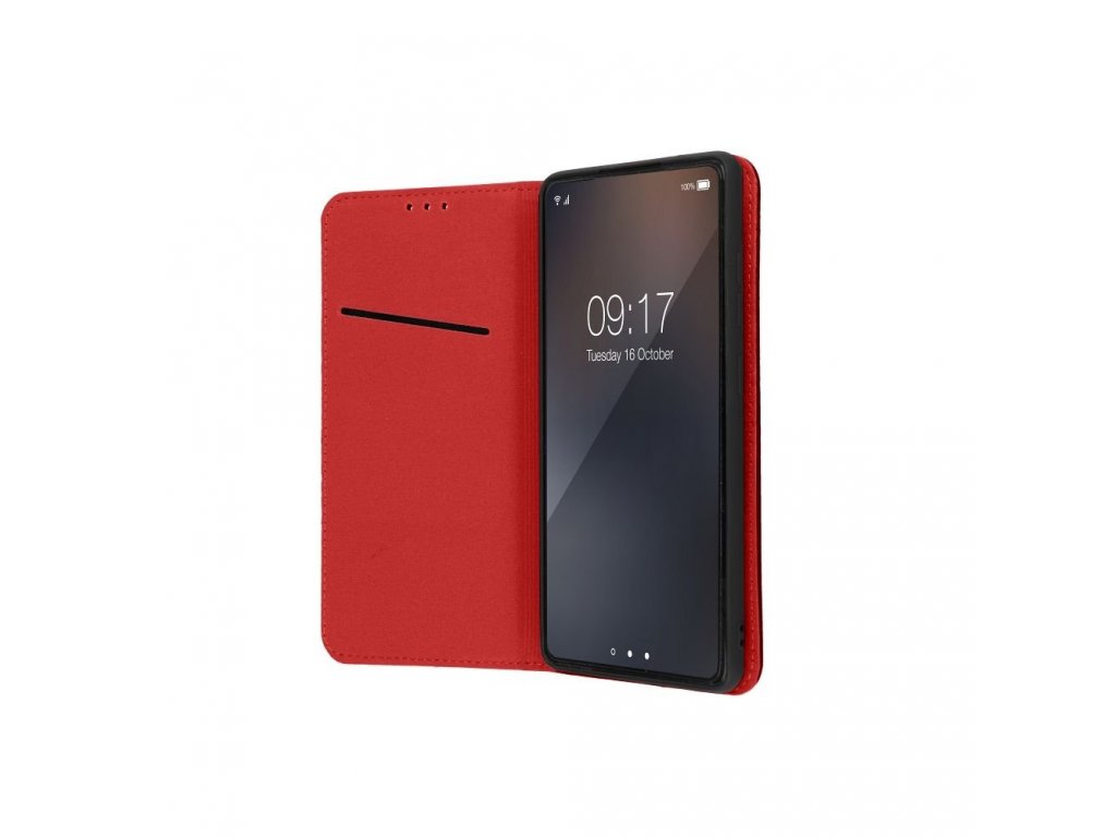 Kožené knížkové pouzdro SMART PRO pro XIAOMI Redmi 10C bordó