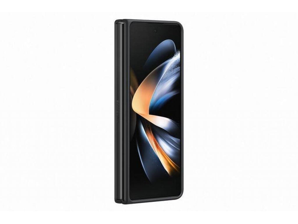 Kožený Kryt pro Samsung Galaxy Z Fold 4 - černý