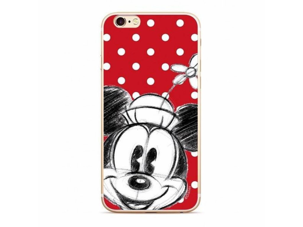 Kryt Disney™ Minnie na iPhone 7 červený