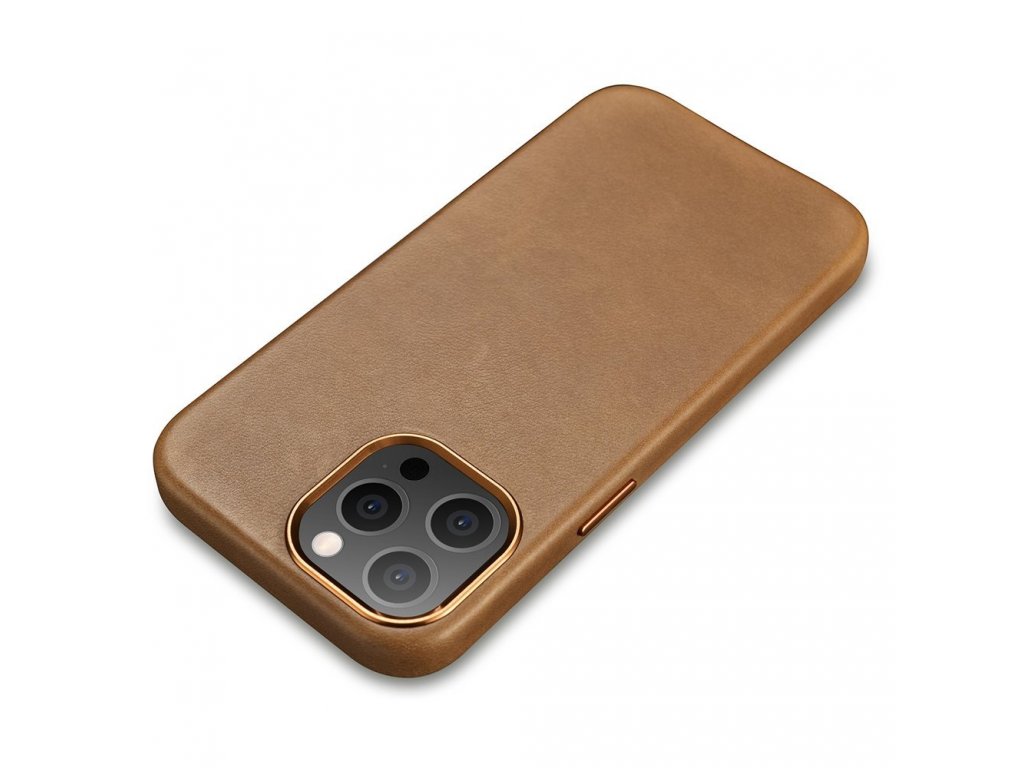 Kryt iPhone 13 Pro Max Oil Wax Premium Leather Magsafe Back Case(6,7") hnědý