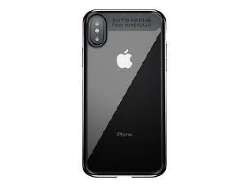 Kryt USAMS auto focus pro iPhone 8 - černý/transparentní