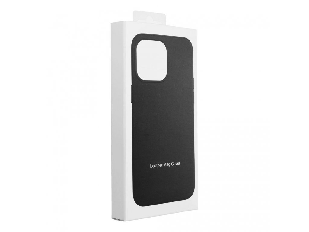 Leather Mag Cover for IPHONE 14 PLUS black