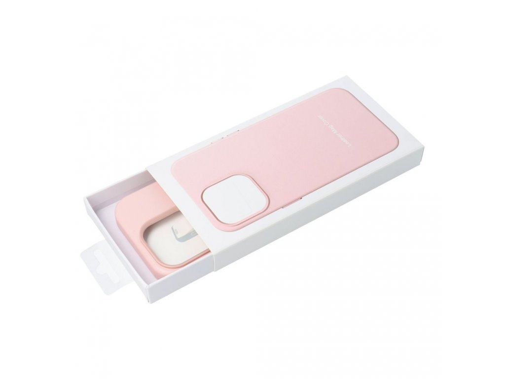 Leather Mag Cover for IPHONE 15 PRO MAX sand pink