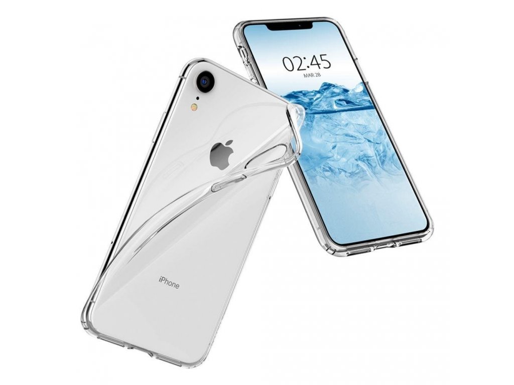 Liquid Crystal gelové elastické pouzdro iPhone XR průsvitné (064CS24866)