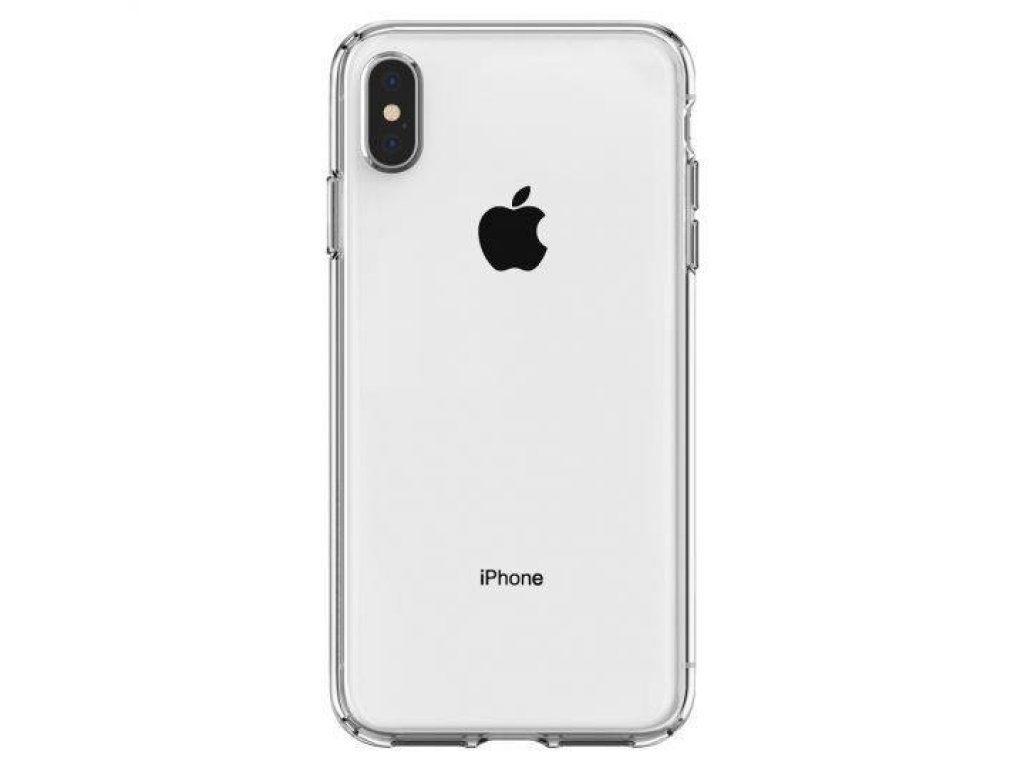 Liquid Crystal pouzdro iPhone XS Max průsvitné (Crystal Clear)