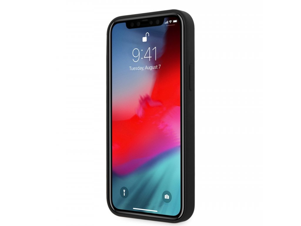 Liquid Silicone Choupette NFT Zadní Kryt pro iPhone 12/12 Pro - černé