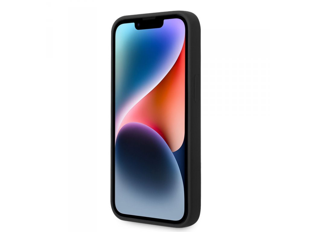 Liquid Silicone Choupette Zadní Kryt pro iPhone 14 - černé