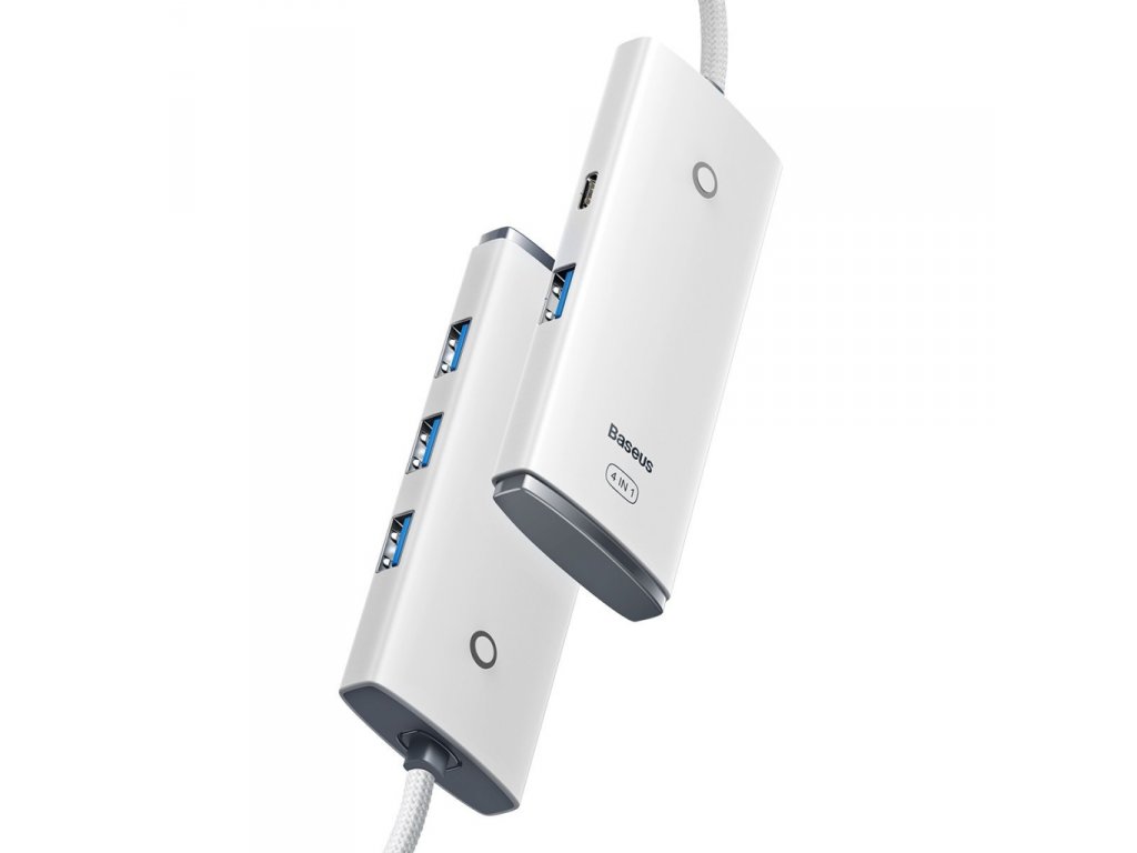 Lite Series adaptér HUB USB Type C - 4x USB 3.0 2m bílý (WKQX030502)