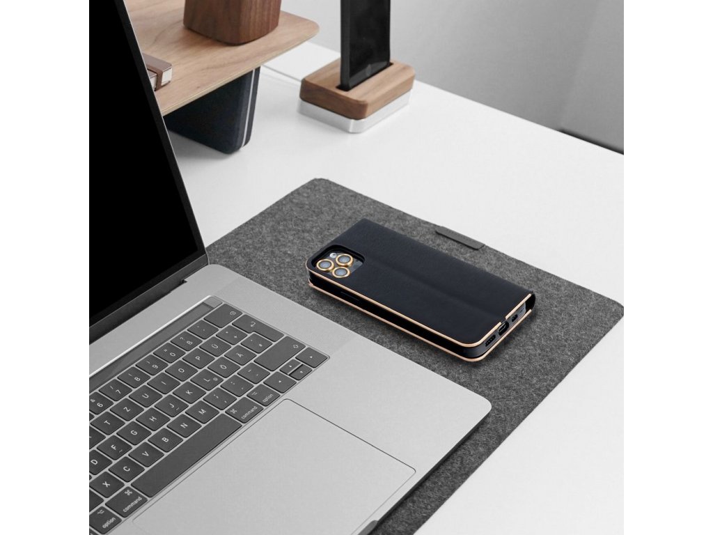 LUNA Book Gold for IPHONE 15 Pro Max black