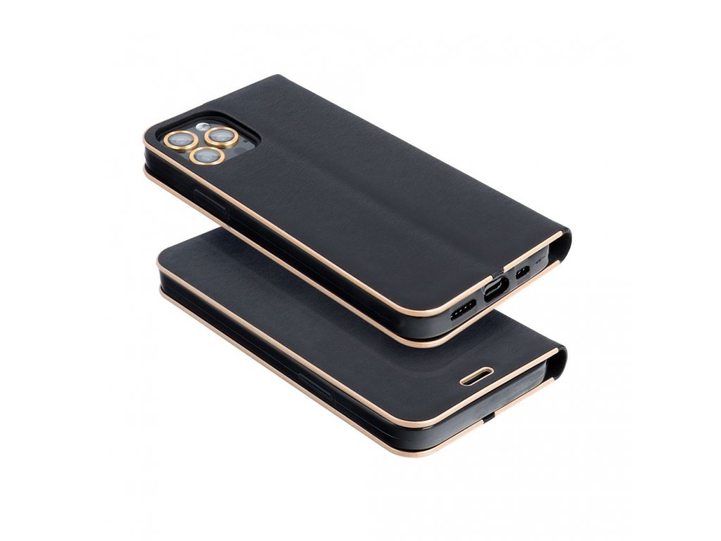 LUNA Book Gold for IPHONE 15 Pro Max black