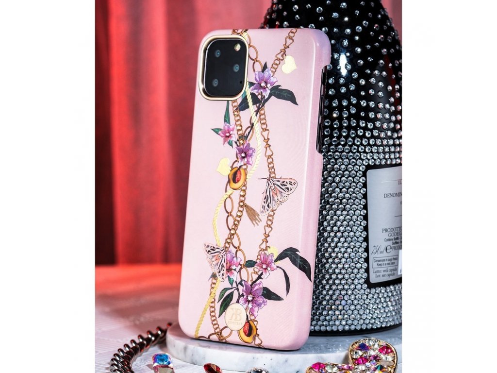 Luxury Series pouzdro zdobené originálními krystaly Swarovski iPhone 11 modré