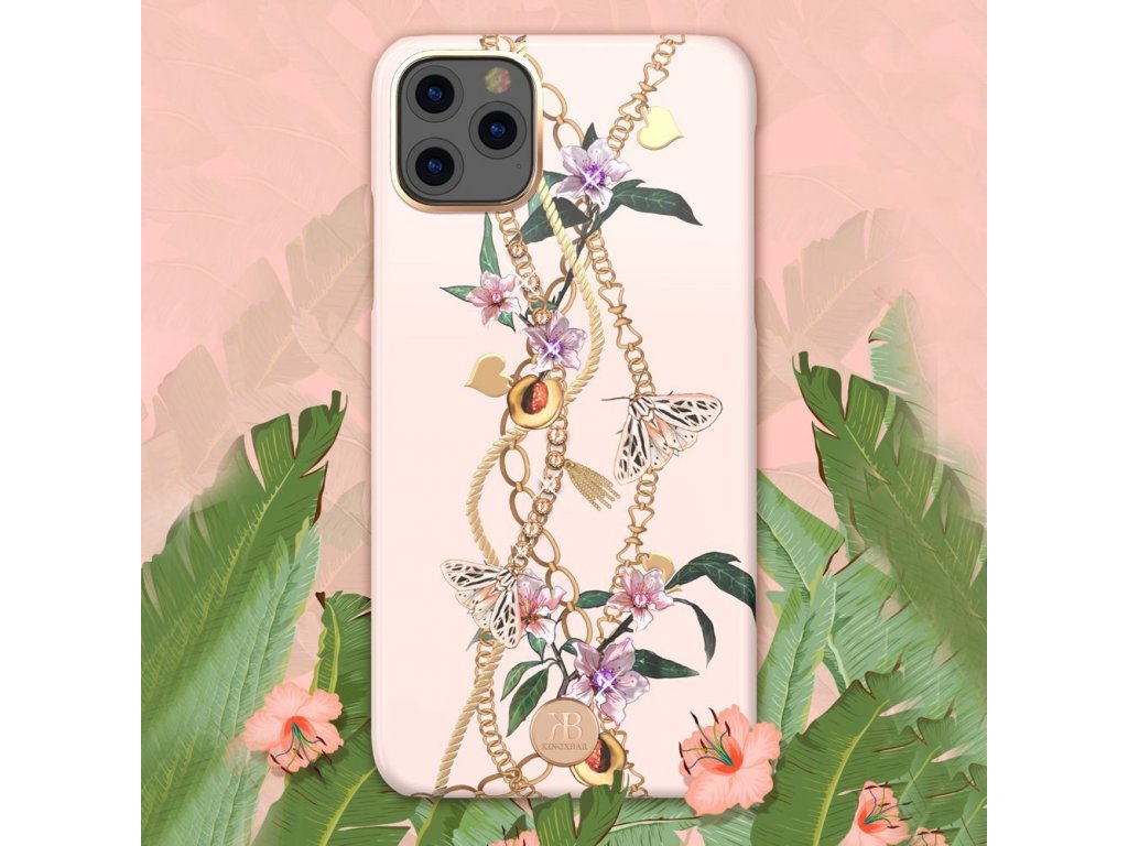 Luxury Series pouzdro zdobené originálními krystaly Swarovski iPhone 11 Pro Max modré