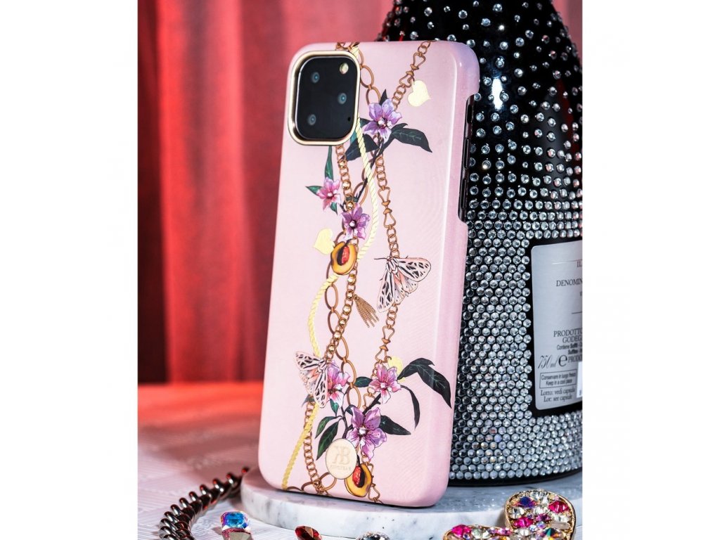 Luxury Series pouzdro zdobené originálními krystaly Swarovski iPhone 11 Pro Max modré