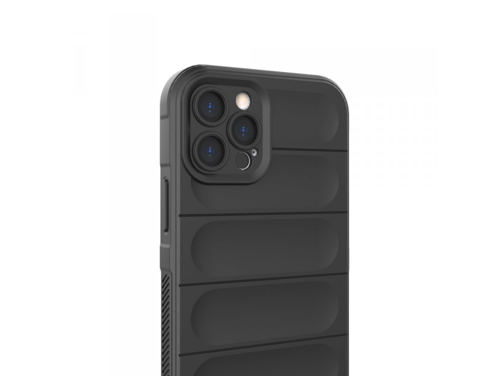 Magic Shield zadní kryt pro iPhone 12 Pro flexibilní pancéřovaný černý