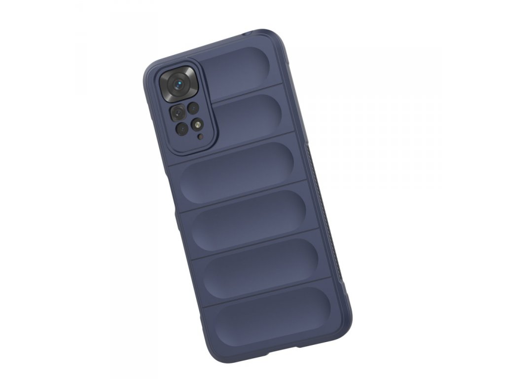 Magic Shield zadní kryt pro Xiaomi Redmi Note 11 flexibilní pancéřový tmavě modrý