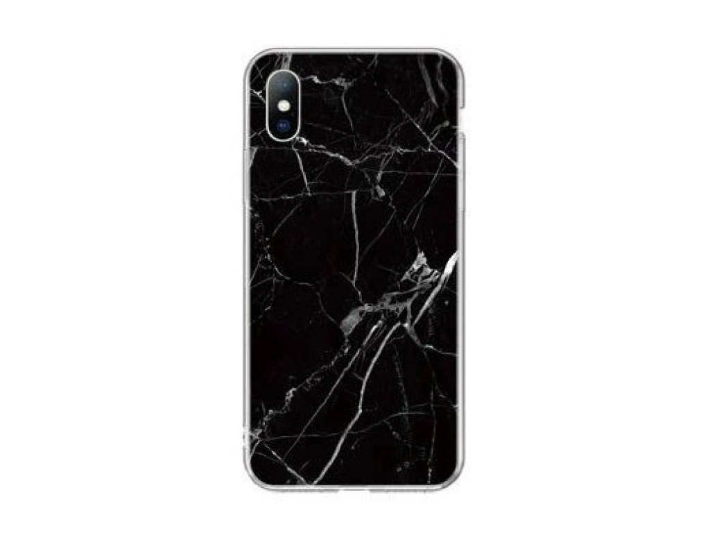 Marble gelové pouzdro mramor Huawei P30 Lite černé