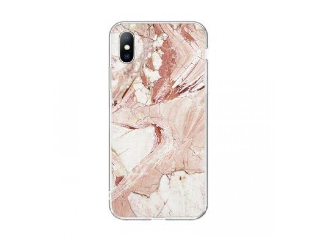 Marble gelové pouzdro mramor Huawei P30 Lite růžové