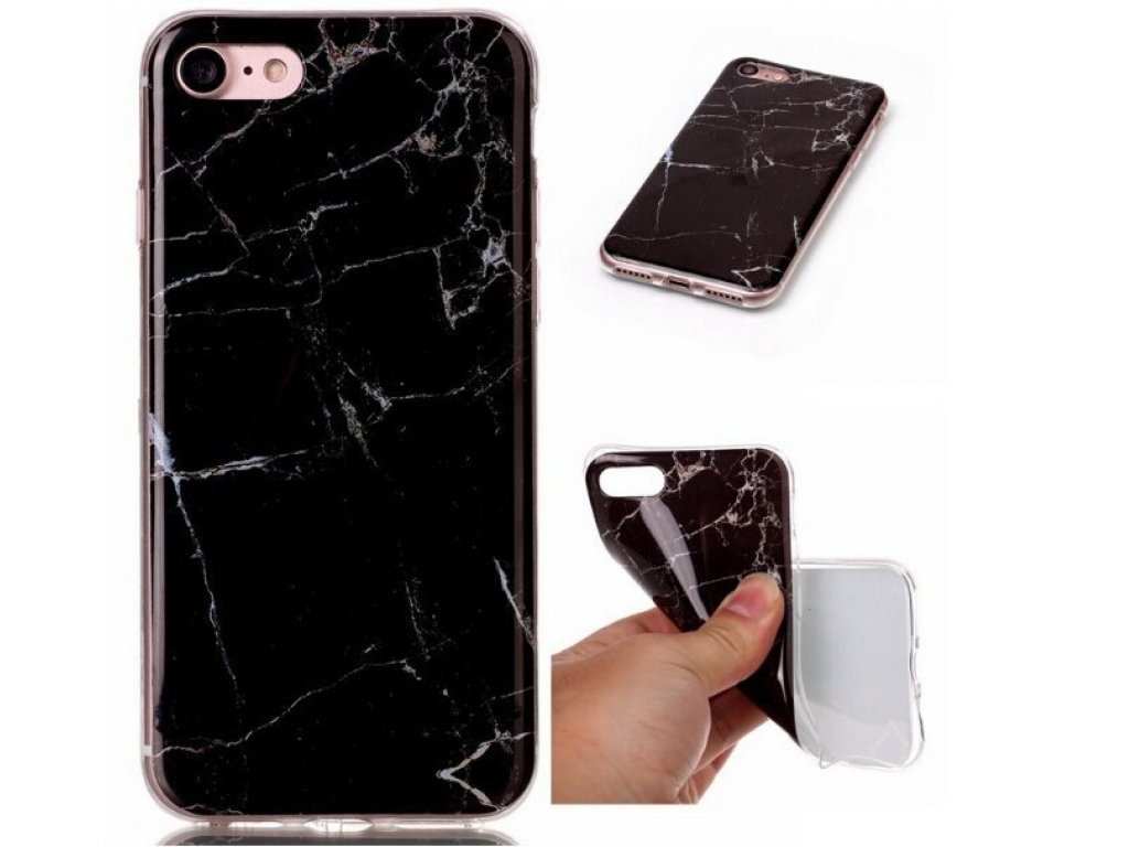 Marble gelové pouzdro mramor iPhone 11 Pro bílé