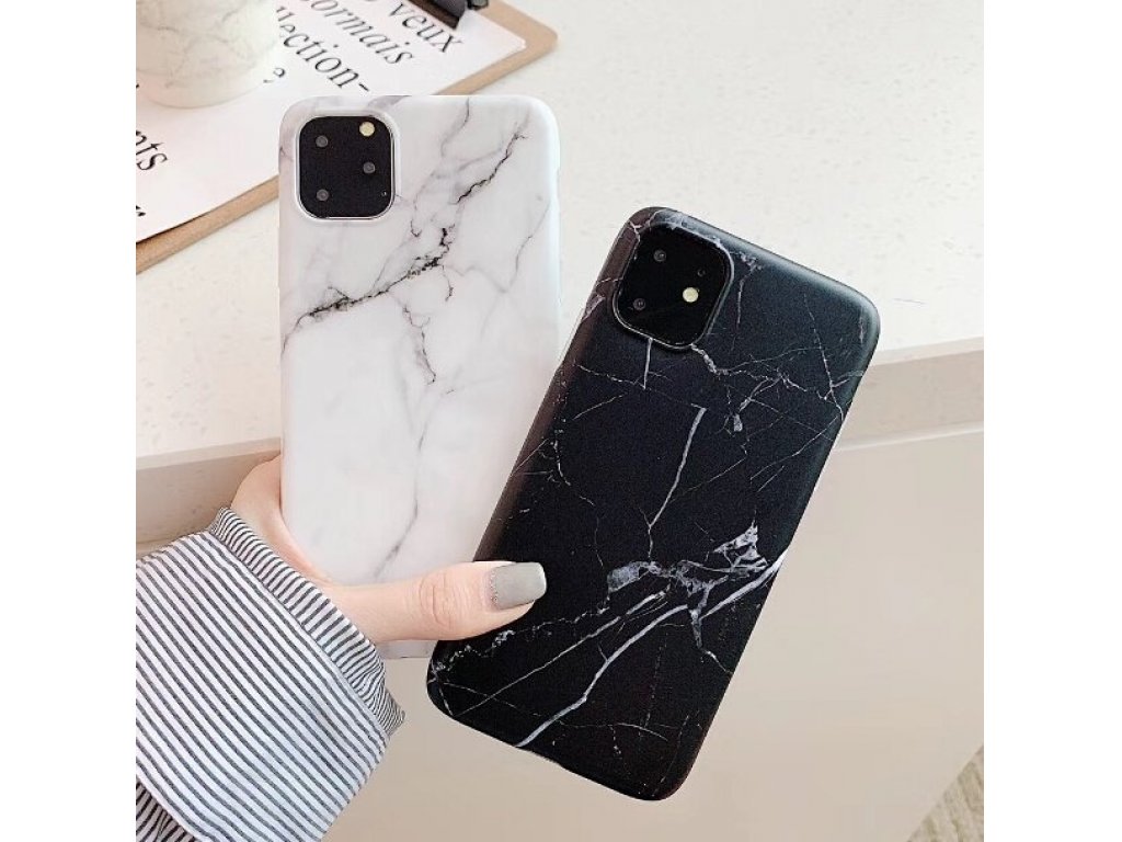 Marble gelové pouzdro mramor iPhone 8 / iPhone 7 bílé