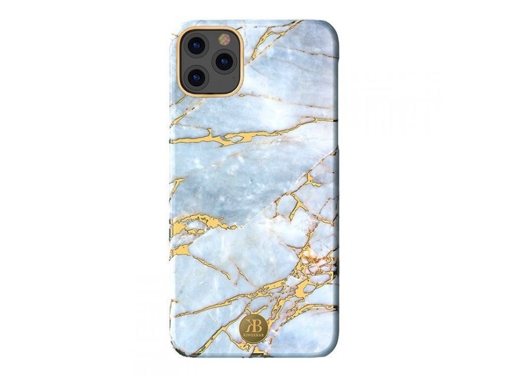 Marble Series elegantní pouzdro s mramorovým potiskem pro iPhone 11 Pro - bílé