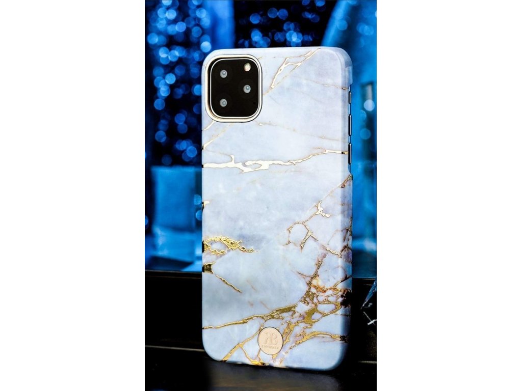 Marble Series elegantní pouzdro s mramorovým potiskem iPhone 11 Pro Max bílé